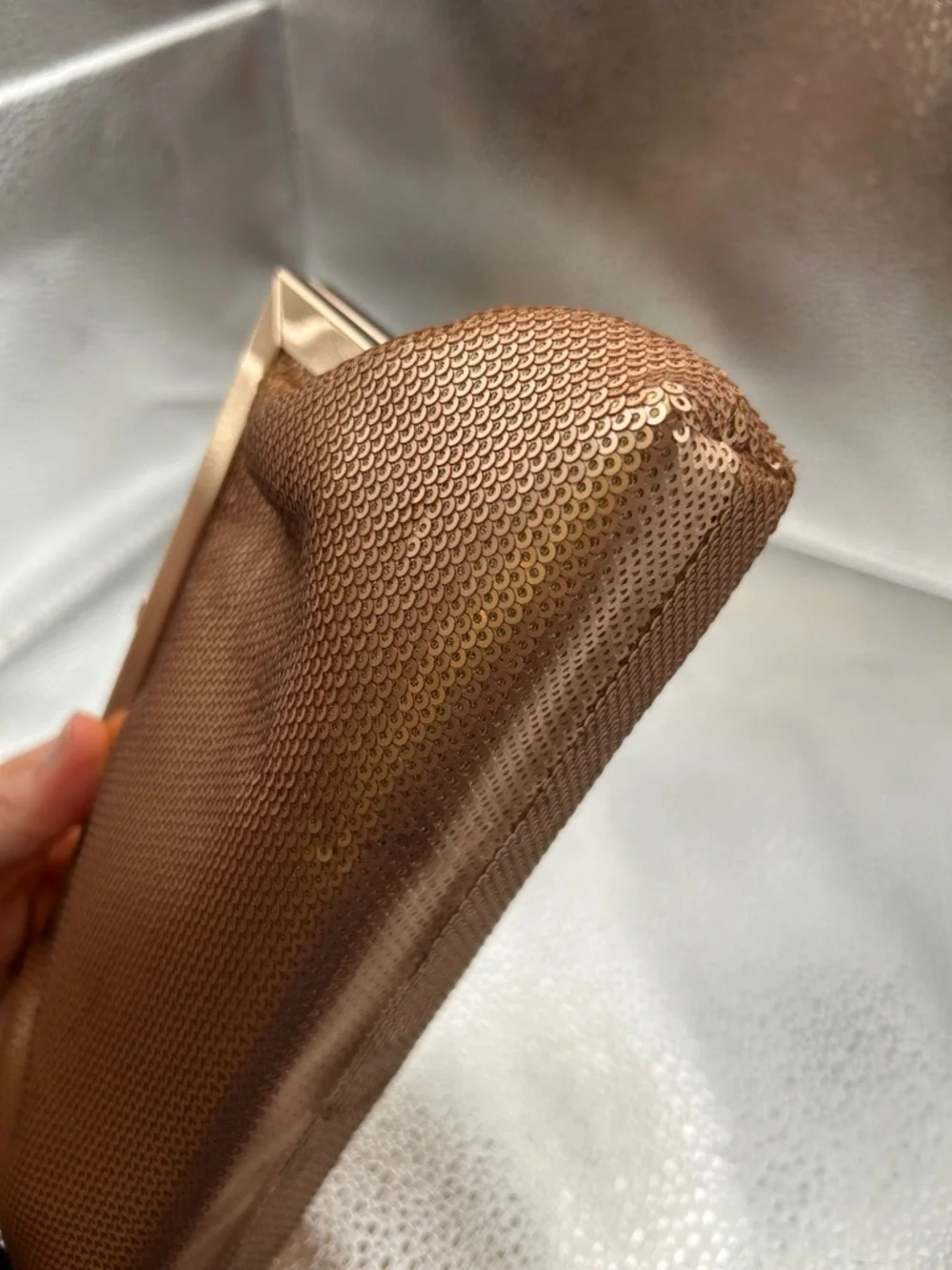 Olga Berg Zephyr Sequin Clutch - Picture 7 of 11